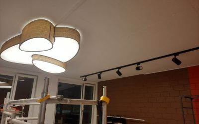 Design Leuchte hell und warm