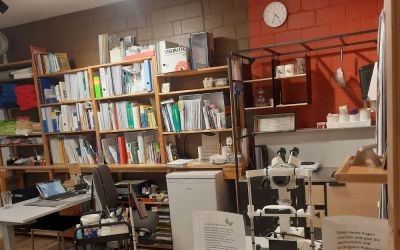 alles bereit für Irisdiagnose und IPPAF